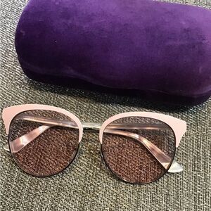 Pink Gucci Sunglasses with Bumble Bee Logo
